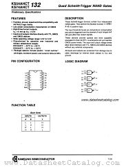 KS74AHCT132 datasheet pdf Samsung Electronic