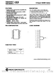 KS74AHCT133 datasheet pdf Samsung Electronic