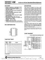 KS74AHCT138 datasheet pdf Samsung Electronic