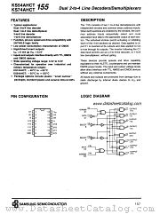 KS74AHCT155 datasheet pdf Samsung Electronic