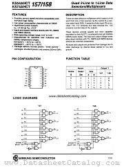 KS74AHCT157 datasheet pdf Samsung Electronic