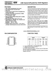 KS74AHCT164 datasheet pdf Samsung Electronic