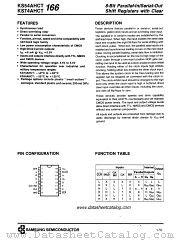 KS74AHCT166 datasheet pdf Samsung Electronic