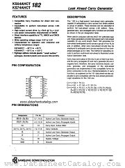 KS74AHCT182 datasheet pdf Samsung Electronic