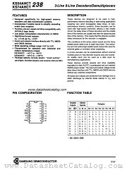 KS74AHCT238 datasheet pdf Samsung Electronic