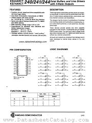 KS74AHCT240 datasheet pdf Samsung Electronic