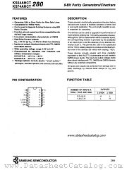 KS74AHCT280 datasheet pdf Samsung Electronic