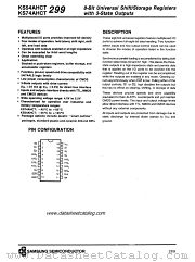 KS74AHCT299 datasheet pdf Samsung Electronic