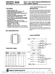 KS74AHCT353 datasheet pdf Samsung Electronic