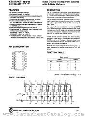 KS74AHCT373 datasheet pdf Samsung Electronic