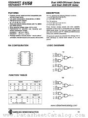 KS54AHCT51 datasheet pdf Samsung Electronic