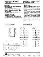 KS74AHCT540 datasheet pdf Samsung Electronic