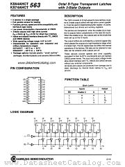 KS74AHCT563 datasheet pdf Samsung Electronic