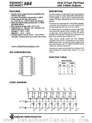 KS74AHCT564 datasheet pdf Samsung Electronic