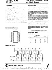 KS74AHCT573 datasheet pdf Samsung Electronic