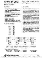 KS74AHCT652 datasheet pdf Samsung Electronic