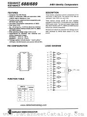 KS54AHCT689 datasheet pdf Samsung Electronic