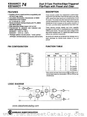 KS74AHCT74 datasheet pdf Samsung Electronic