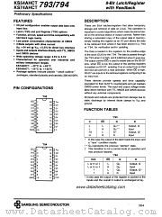 KS74AHCT793 datasheet pdf Samsung Electronic