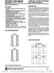 KS74AHCT822 datasheet pdf Samsung Electronic