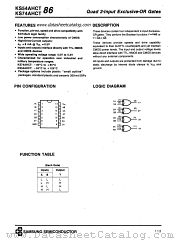 KS74AHCT86 datasheet pdf Samsung Electronic