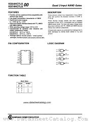 KS74HCTLS00 datasheet pdf Samsung Electronic