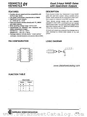 KS74HCTLS01 datasheet pdf Samsung Electronic