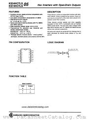 KS74HCTLS05 datasheet pdf Samsung Electronic