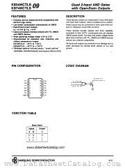 KS74HCTLS09 datasheet pdf Samsung Electronic