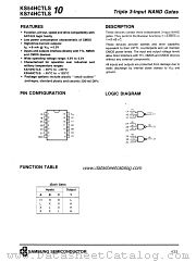 KS54HCTLS10 datasheet pdf Samsung Electronic