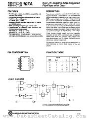 KS54HCTLS107A datasheet pdf Samsung Electronic