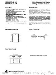 KS54HCTLS12 datasheet pdf Samsung Electronic