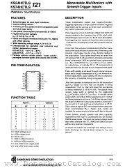 KS74HCTLS121 datasheet pdf Samsung Electronic