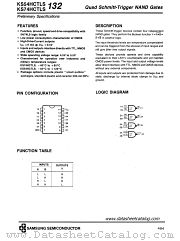 KS74HCTLS132 datasheet pdf Samsung Electronic