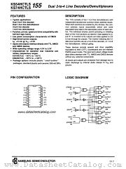 KS54HCTLS155 datasheet pdf Samsung Electronic