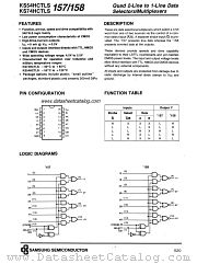 KS54HCTLS157 datasheet pdf Samsung Electronic