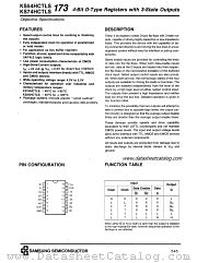 KS74HCTLS173 datasheet pdf Samsung Electronic