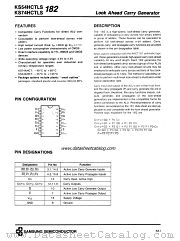 KS74HCTLS182 datasheet pdf Samsung Electronic