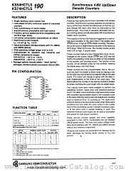 KS74HCTLS190 datasheet pdf Samsung Electronic