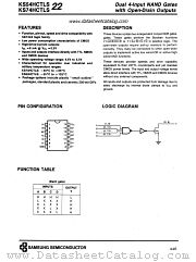 KS74HCTLS22 datasheet pdf Samsung Electronic