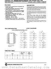 KS74HCTLS240 datasheet pdf Samsung Electronic