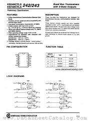 KS74HCTLS242 datasheet pdf Samsung Electronic