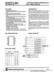 KS74HCTLS251 datasheet pdf Samsung Electronic