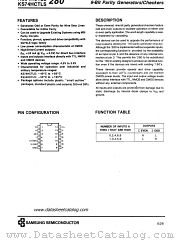 KS74HCTLS280 datasheet pdf Samsung Electronic