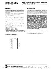 KS74HCTLS299 datasheet pdf Samsung Electronic