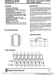 KS74HCTLS373 datasheet pdf Samsung Electronic