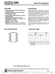 KS74HCTLS399 datasheet pdf Samsung Electronic