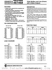 KS74HCTLS465 datasheet pdf Samsung Electronic