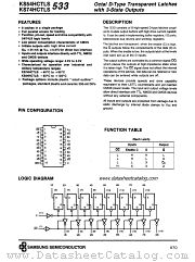 KS74HCTLS533 datasheet pdf Samsung Electronic