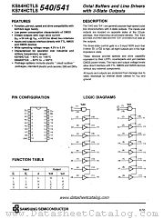 KS74HCTLS540 datasheet pdf Samsung Electronic